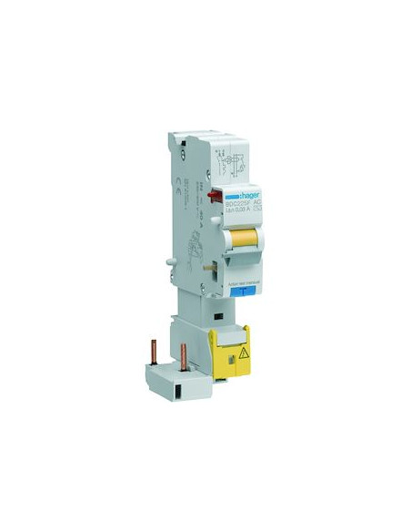 Bloc différentiel 1P+N 25A 30mA type AC HAGER BDC225F