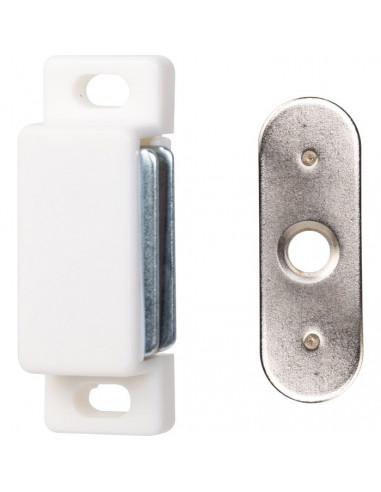 Kit Loqueteau magnétique Blanc 2KG HAFELE FRANCE