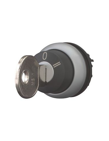 Bouton à clé 3 positions à rappel EATON M22-WS3