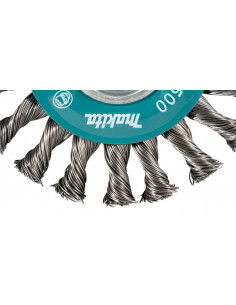 Brosse circulaire en fil d’acier Fil torsadé (plein) 115 mm X-LOCK MAKITA D-73405 2