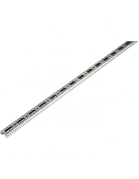 Rail en acier zingué 30x15mm Type R1 2M FLAMCO 50010