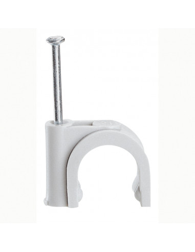 100 Attaches Fixfor grise RAL7035 pour câble rond Ø9mm LEGRAND 031528