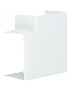 Angle plat variable pour LF/LFF60090 h 90mm x p 60mm RAL 9016 Pure HAGER LFF6009059016 2