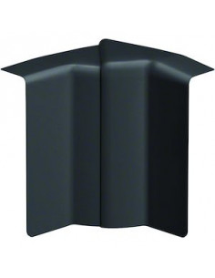 Angle intérieur variable pour plinthe SL 20x80mm Graphite Noir HAGER SL2008049011 2