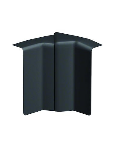 Angle intérieur variable pour plinthe SL 20x80mm Graphite Noir HAGER SL2008049011
