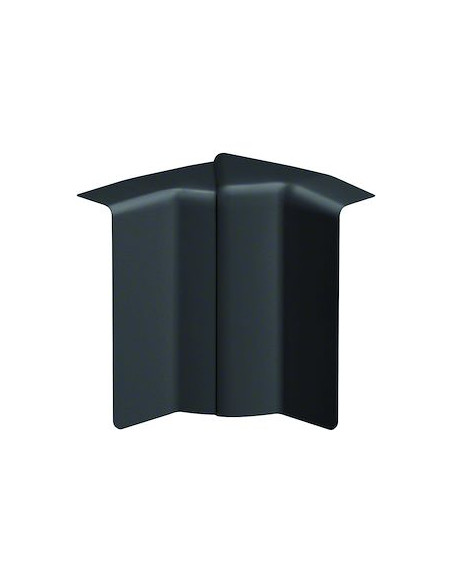 Angle intérieur variable pour plinthe SL 20x80mm Graphite Noir HAGER SL2008049011