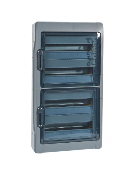 Coffret étanche Plexo³ pour photovoltaïque à équiper 4 rangées de 18 modules 1000V LEGRAND 414038