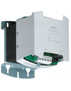 Alimentation redressée filtrée monophasée entrée 230V à 400V et sortie 24V - 240W 10A LEGRAND 047024