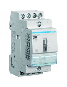Contacteur à commande manuelle 25A. 4O. 230V HAGER ERC426 2