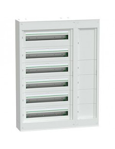 PrismaSeT S coffret saillie plastique & métal 6 rangées 24 modules avec Gaine latérale SCHNEIDER LVSSD624 2