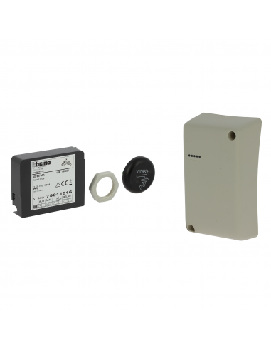 KIT HEXACT PLUS 1 porte, livré avec lecteur VIGIK+ et module éco data mini BTICINO BT348058