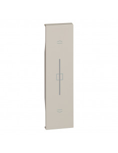 Enjoliveur Living Now with Netatmo pour inter et cde de volets 1 module sable BTICINO BTKM32