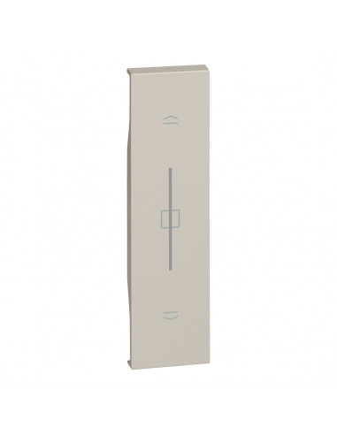 Enjoliveur Living Now with Netatmo pour inter et cde de volets 1 module sable BTICINO BTKM32