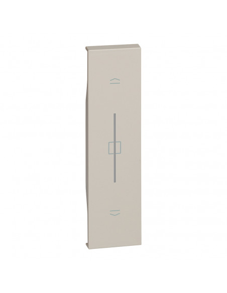 Enjoliveur Living Now with Netatmo pour inter et cde de volets 1 module sable BTICINO BTKM32