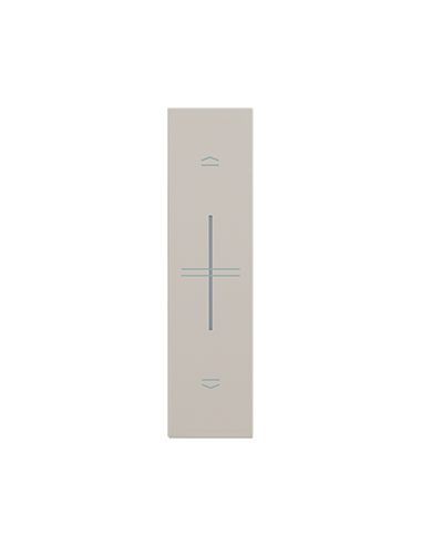 Enjoliveur Living Now with Netatmo pour inter et cde de volets 1 module sable BTICINO BTKM32
