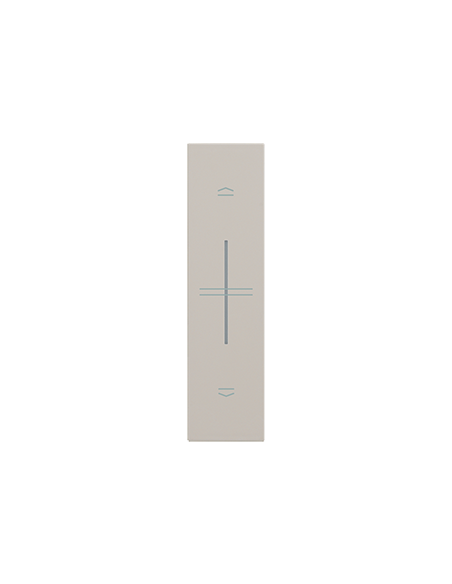 Enjoliveur Living Now with Netatmo pour inter et cde de volets 1 module sable BTICINO BTKM32