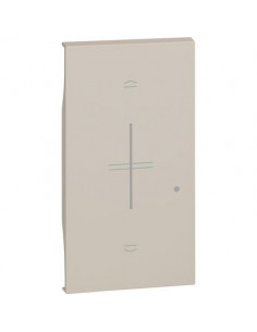Enjoliveur Living Now with Netatmo pour interrupteur de volets 2 modules -sable BTICINO BTKM32M2