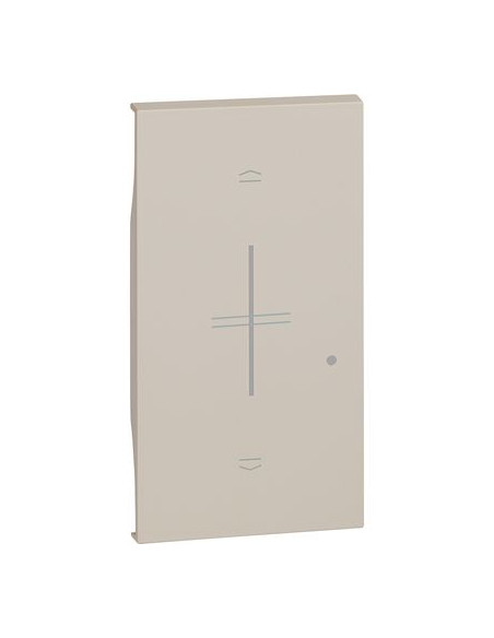 Enjoliveur Living Now with Netatmo pour interrupteur de volets 2 modules -sable BTICINO BTKM32M2
