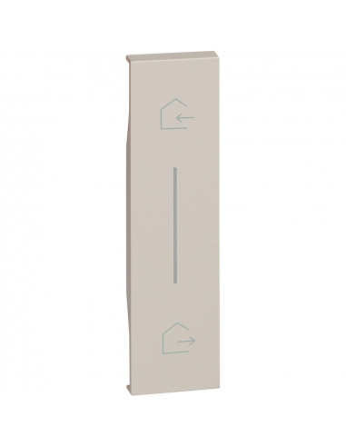 Enjoliveur Living Now with Netatmo pour commande départ arrivée 1 module sable BTICINO BTKM40