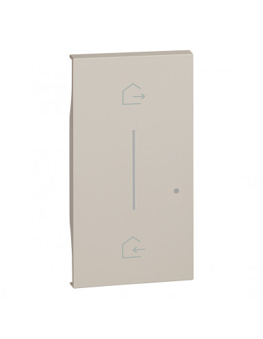 Enjoliveur Living Now with Netatmo pour commande départ arrivée 2 modules -sable BTICINO BTKM40M2