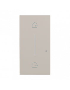 Enjoliveur Living Now with Netatmo pour commande départ arrivée 2 modules -sable BTICINO BTKM40M2 2