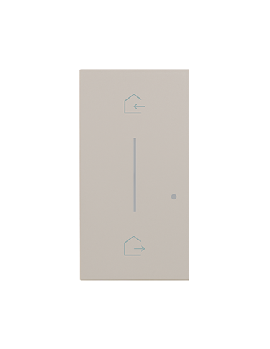 Enjoliveur Living Now with Netatmo pour commande départ arrivée 2 modules -sable BTICINO BTKM40M2