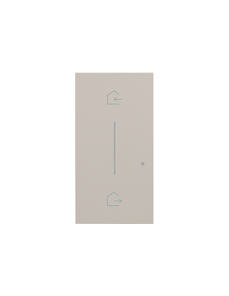 Enjoliveur Living Now with Netatmo pour commande départ arrivée 2 modules -sable BTICINO BTKM40M2