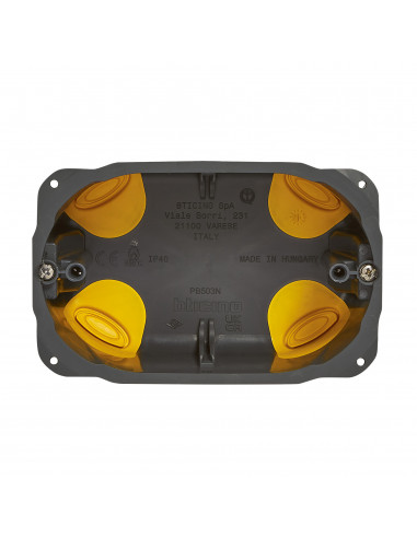 Boîte d'encastement Eco Batibox 3 postes Prof 50 BTICINO BTPB503NN