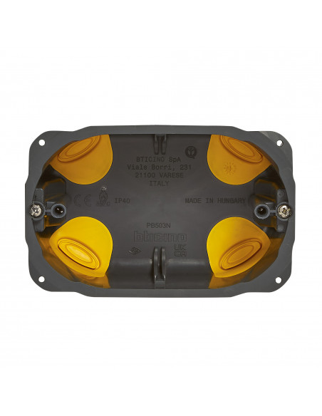 Boîte d'encastement Eco Batibox 3 postes Prof 50 BTICINO BTPB503NN