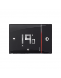 Thermostat Smarther with Netatmo connecté à encastrer noir LEGRAND 049039