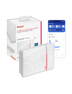Thermostat Smarther with Netatmo connecté saillie blanc LEGRAND 049040 2