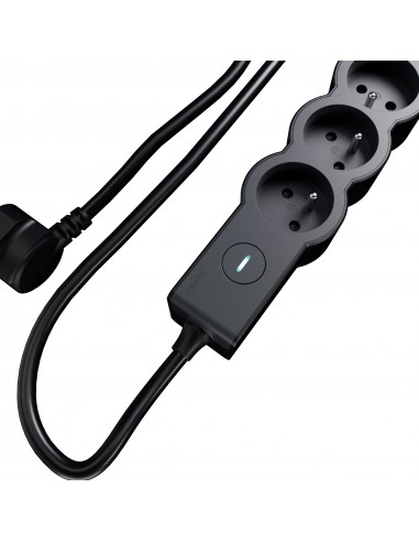 Multiprise 4x2P+T 16A 230V-3680W+ USB A C inter ON OFF cordon 1,5m N LEGRAND 049658