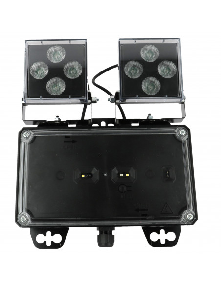 BAES à phares à LEDs SATI connectable 2500 lm Noir LEGRAND 062533