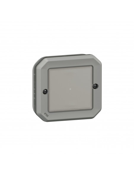 Interrupteur connecté avec Neutre Plexo with Netatmo composable gris LEGRAND 069876L