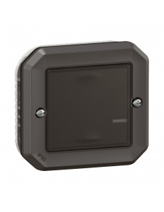 Interrupteur connecté sans Neutre Plexo with Netatmo composable anthracite LEGRAND 069895L