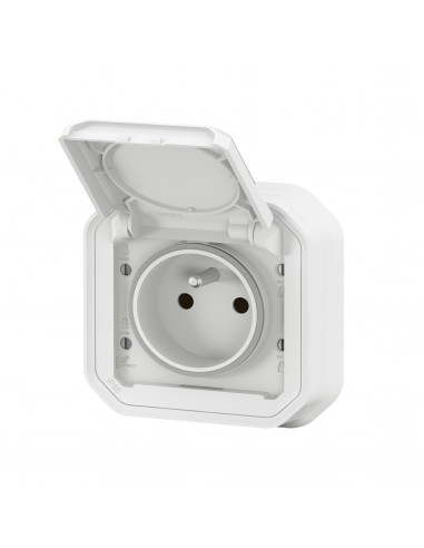 Plexo prise de courant standard F B Blanc encastré LEGRAND 070034L