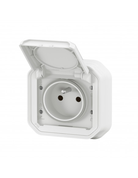 Plexo prise de courant standard F B Blanc encastré LEGRAND 070034L
