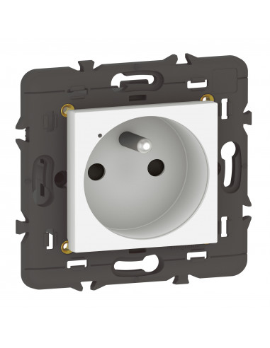 Prise connectée Mosaic with Netatmo 16A sans plaque blanc LEGRAND 077711LA