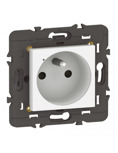 Prise connectée Mosaic with Netatmo 16A sans plaque blanc LEGRAND 077711LA