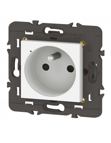 Prise connectée Mosaic with Netatmo 16A sans plaque blanc LEGRAND 077711LA