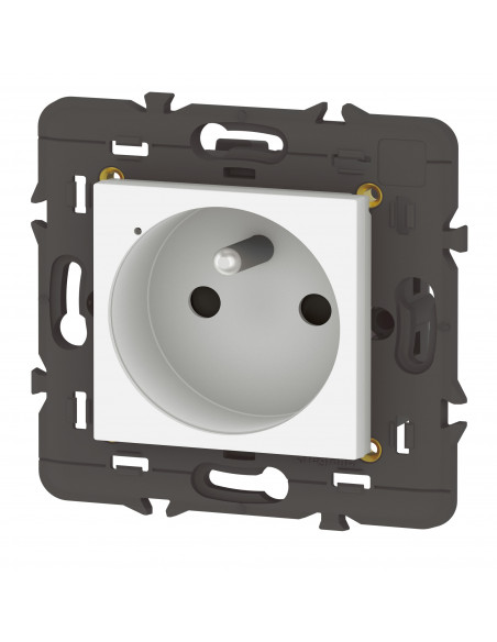 Prise connectée Mosaic with Netatmo 16A sans plaque blanc LEGRAND 077711LA