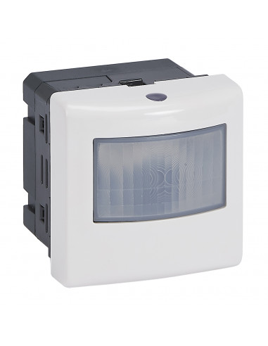 Détecteur mural universel 3 fils 500W LED Mosaic blanc LEGRAND 078454A
