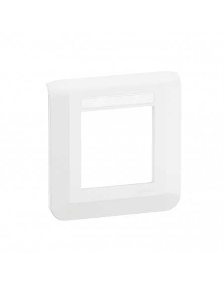 Plaque de finition 2 modules porte-étiquette intégré LEGRAND 078850L