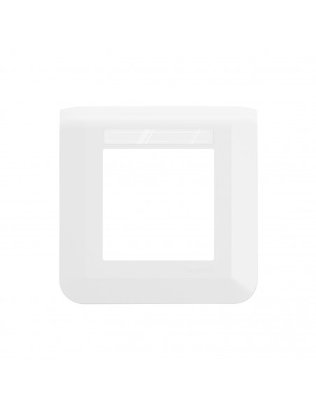 Plaque de finition 2 modules porte-étiquette intégré LEGRAND 078850L