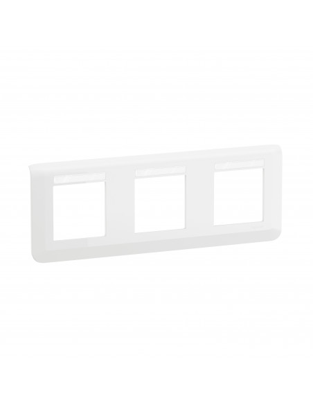 Plaque 3x2 modules horizontal porte-étiquette intégré LEGRAND 078853L