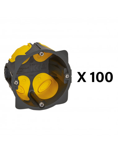 Distribox Eco Batibox Lot de 100 boîtes Eco Batibox profondeur 40mm LEGRAND 080012L