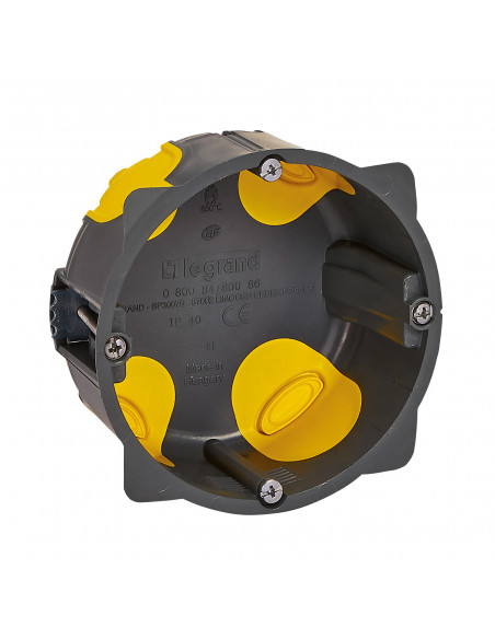 Boîte Eco Batibox 1 poste D85mm profondeur 40mm LEGRAND 080086L