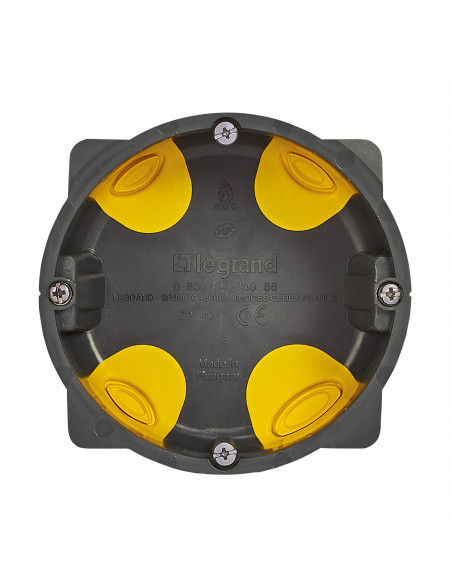 Boîte Eco Batibox 1 poste D85mm profondeur 40mm LEGRAND 080086L