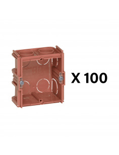 Distribox maçonnerie lot de 100 boîtes maçonnerie profondeur 40mm LEGRAND 080117L