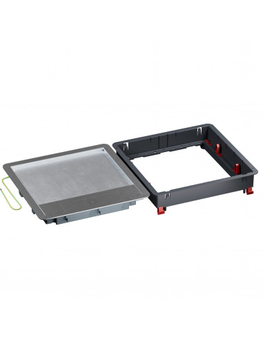 Trappe métal béton, 16 24 modules, IP20, hauteur réglable 69-250mm LEGRAND 080735